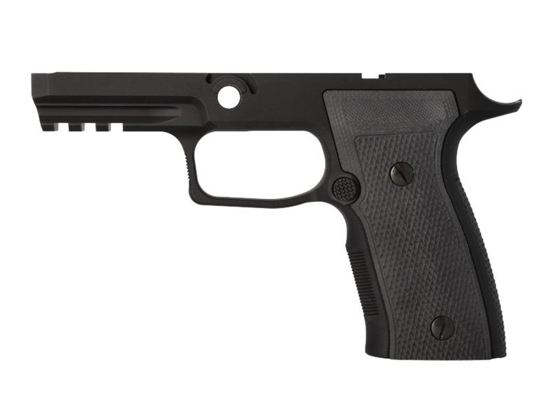 Sig Sauer P320 AXG Carry Aluminum Grip Module w/ G10 Grips, Black 3 253 349