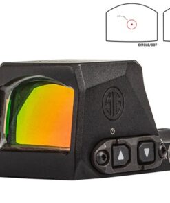 Sig Sauer Romeo-X Compact 2 MOA Circle Dot Red Dot Sight, Black