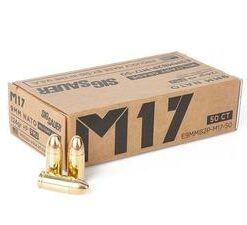 Sig Sauer Elite Ball M17 9mm +P 124gr FMJ 50rd