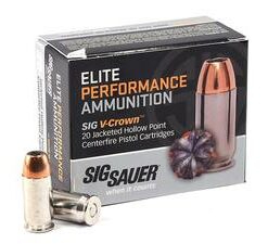 Sig Sauer Elite V-Crown .45ACP 230gr JHP 20rd