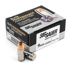 Sig Sauer Elite V-Crown 9mm 124gr JHP 20rd