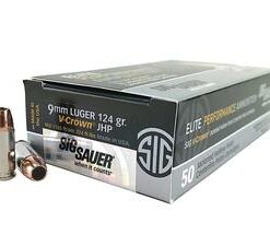 Sig Sauer Elite V-Crown 9mm 124gr JHP 50rd